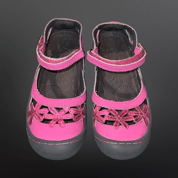 Little Kids Jambu Blossom Pink Outdoor Mary Jane Comfort Sneaker Size 2 - Picture 2 of 6